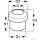 50x HERTH+BUSS ELPARTS 50280111 Kabeldurchführungstülle 14 mm, 10 mm