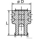 50x HERTH+BUSS ELPARTS 50282043 Dicht-/Schutzstopfen AMP Tyco ELB 5,2