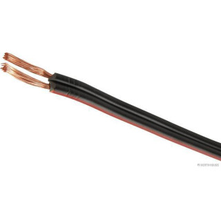 50m HERTH+BUSS ELPARTS 51275028005 Elektroleitung XYFAZ 2 x 1,5 mm², schwarz/rot, PVC