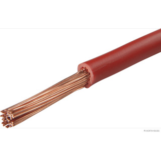 50m HERTH+BUSS ELPARTS 51275112005 Elektroleitung FLY 10,0 mm², rot, PVC