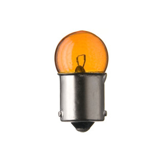 10x Glühlampe 12V 21W Ba15s  orange Oldtimerlampe