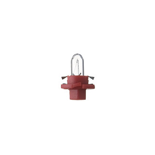 10x Glühlampe 24V 1,5W BX8,4d 8,4x17,5 rot