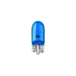 10x Glühlampe 12V 5W W2,1x9,5d »Farbe: blau« T10