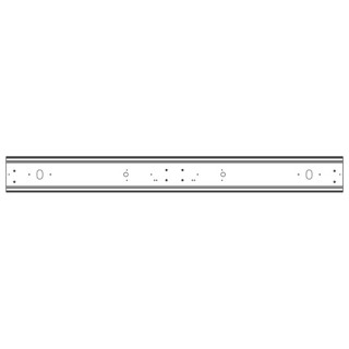 Alu Unterfahrschutz 564040, bearbeitet, 2400 mm, RAL 9005