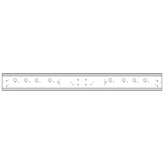 Alu Unterfahrschutz,Typ 563040, 2400 mm, RAL 9010