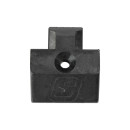 S-Line® Endkappe für Airlineprofil-Ankerschiene, Kunststoff schwarz, kompatibel mit Airlineprofil-Ankerschiene 142131899