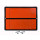 Zifferntafel starr, 400 × 300 mm, Stahlblech mit Kantenschutz, inkl. Ziffernsatz 14 AZT, Typ I, retroreflektierend RA1/A, orange mit schwarzem Rand, mit Befestigungselementen