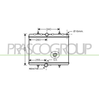 PRASCO CI942R002 Kühler passend für Citroen - Jumpy / Dispatch