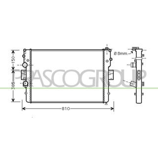 PRASCO FT927R001 Rad. Daily V 3.0 HPi (- AC) 05- passend für Iveco - Daily