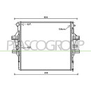 PRASCO FT929R001 Kühler passend für Iveco - Daily