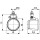 HELLA 1G0 996 176-111 Halogen-Arbeitsscheinwerfer - Modul 70 - 12/24V