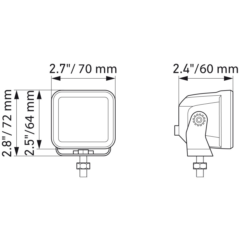 Feux de route HELLA BLACK MAGIC HELLA 1FA 358 176-801