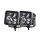 HELLA 1FA 358 176-821 LED-Fernscheinwerfer - Black Magic Cube Kit 3.2" - ECE-R10 - 12/24V - 3000lm