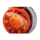 HELLA 2XD 011 557-101 LED-Blitz-Kennleuchte - K-LED 2.0 F - 12/24V - gelb