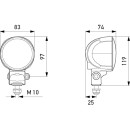 HELLA 1G0 996 576-611 LED-Arbeitsscheinwerfer - Modul 70 Gen. 3.2 Compact - 24/12V