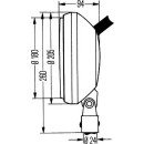 HELLA 1G8 002 340-011 Halogen-Arbeitsscheinwerfer - 24/12V