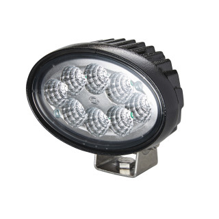 HELLA 1GA 996 661-011 LED-Arbeitsscheinwerfer - Oval 100 - 12/24V