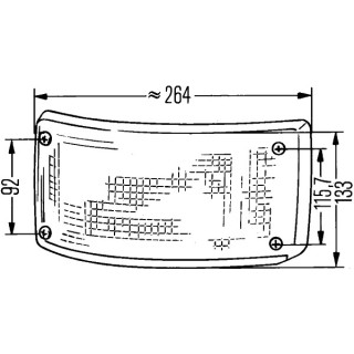 HELLA 2ZR 005 603-061 Rückfahrscheinwerfer - Halogen - 24/12V