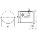 HELLA 2BE 980 690-301 Blinkleuchte - 83mm - LED - 24V