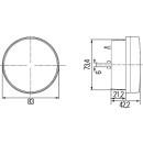 HELLA 2PT 980 690-601 LED-Tagfahrleuchte - 83mm - 24V