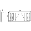 HELLA 2VP 345 900-021 Heckleuchte - Coluna - LED - 24V