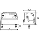 HELLA 2KA 012 271-237 Kennzeichenleuchte - LED - 12/24V