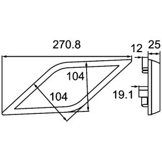 HELLA 2NE 013 345-071 Nebelschlussleuchte - Shapeline Style - LED - 12/24V