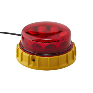 HELLA 2XD 011 557-021 LED-Blitz-Kennleuchte - K-LED Mining - 12/24V - rot