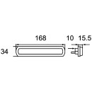 HELLA 2PS 013 303-051 Seitenmarkierungsleuchte - Shapeline Tech - LED - 24/12V