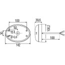 HELLA 2SB 343 390-091 Heckleuchte - Agroluna - LED - 12/24V