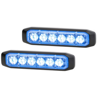 HELLA 2XD 014 562-101 LED-Blitz-Kennleuchte - BST-Slim - 12/24V - blau