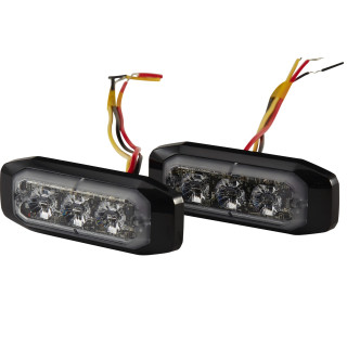 HELLA 2XD 014 563-601 LED-Blitz-Kennleuchte - BST-Slim - 12/24V - rot