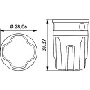 HELLA 2XD 014 564-101 LED-Blitz-Kennleuchte - BST-Round -...