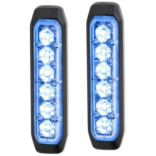 HELLA 2XD 014 592-101 LED-Blitz-Kennleuchte - BST-Slim - 12/24V - blau