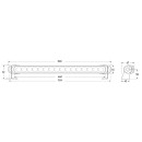 HELLA 2XD 958 130-661 LED-Arbeitsscheinwerfer - Light Bar LB470 R - 12/24V