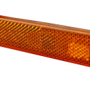 HELLA 8RA 009 226-127 Rückstrahler - Lichtscheibenfarbe: orange - oval - geklebt/Anbau