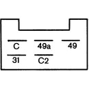 HELLA 4DM 003 474-001 Blinkgeber - 24V - 5-polig