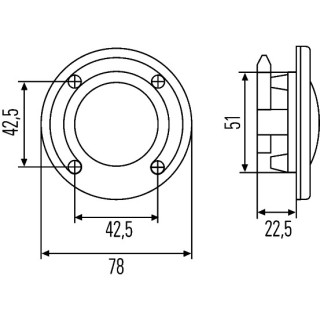 HELLA 6EJ 996 067-611 Schalter - Druckbetätigung - 24V