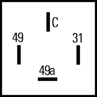 HELLA 4DM 009 492-001 Blinkgeber - 24V - 4-polig