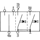 HELLA 6BA 001 539-017 Lenkstockschalter