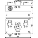 HELLA 8JE 340 898-001 Kabelverbindungsdose EasyConn - Anbau