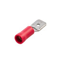 HELLA 8KW 702 796-811 Leitungsverbinder - rot - 0.5mm² - 1.0mm² - 6,3 x 0,8 - Set - Menge: 10