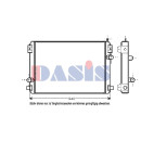 Kühler, Motorkühlung, AKS DASIS 280003N