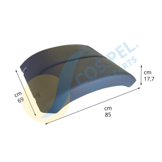 Kotflügel hinten links /rechts (Höhe: 177mm, Oberteil) passend für MAN TGA, TGS I, TGX I 04.00-