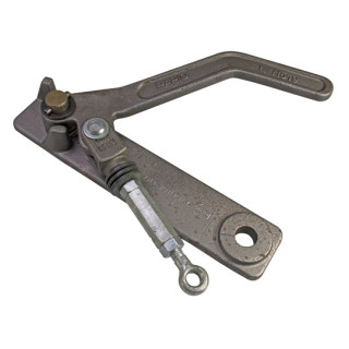 Übertotpunkt-Spanner H 519, seitlich, links, roh, für Ø 20 mm