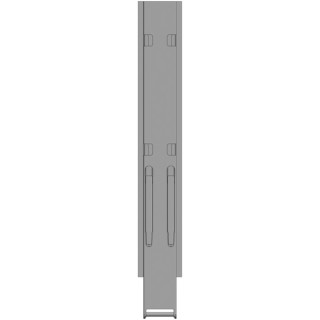 K20 Mittelrunge, Aluminium eloxiert, 1000 mm, ohne Aufnahme