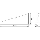 Halterpaar für Wassertank, 30 Liter, Horizontalanbau