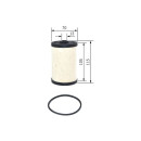 Kraftstofffilter - Bosch 1 457 429 359 - 1457429359