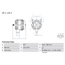 Drehstromgenerator - Bosch 0 986 049 820 - 0986049820