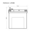 Panther Starterbatterie Motorrad Rasentraktor MB.532030033 U1-9R 12V 32Ah 330A/EN gefüllt